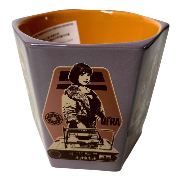 Set of 2 Disney Parks Hexagon Star Wars Characters Collectible Coffee Mugs NEW - Picture 4 of 10